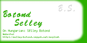 botond selley business card